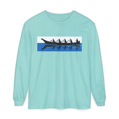Native Harvest Long Sleeve T-Shirt - Unisex Garment-Dyed Tee for Water Sports Lovers